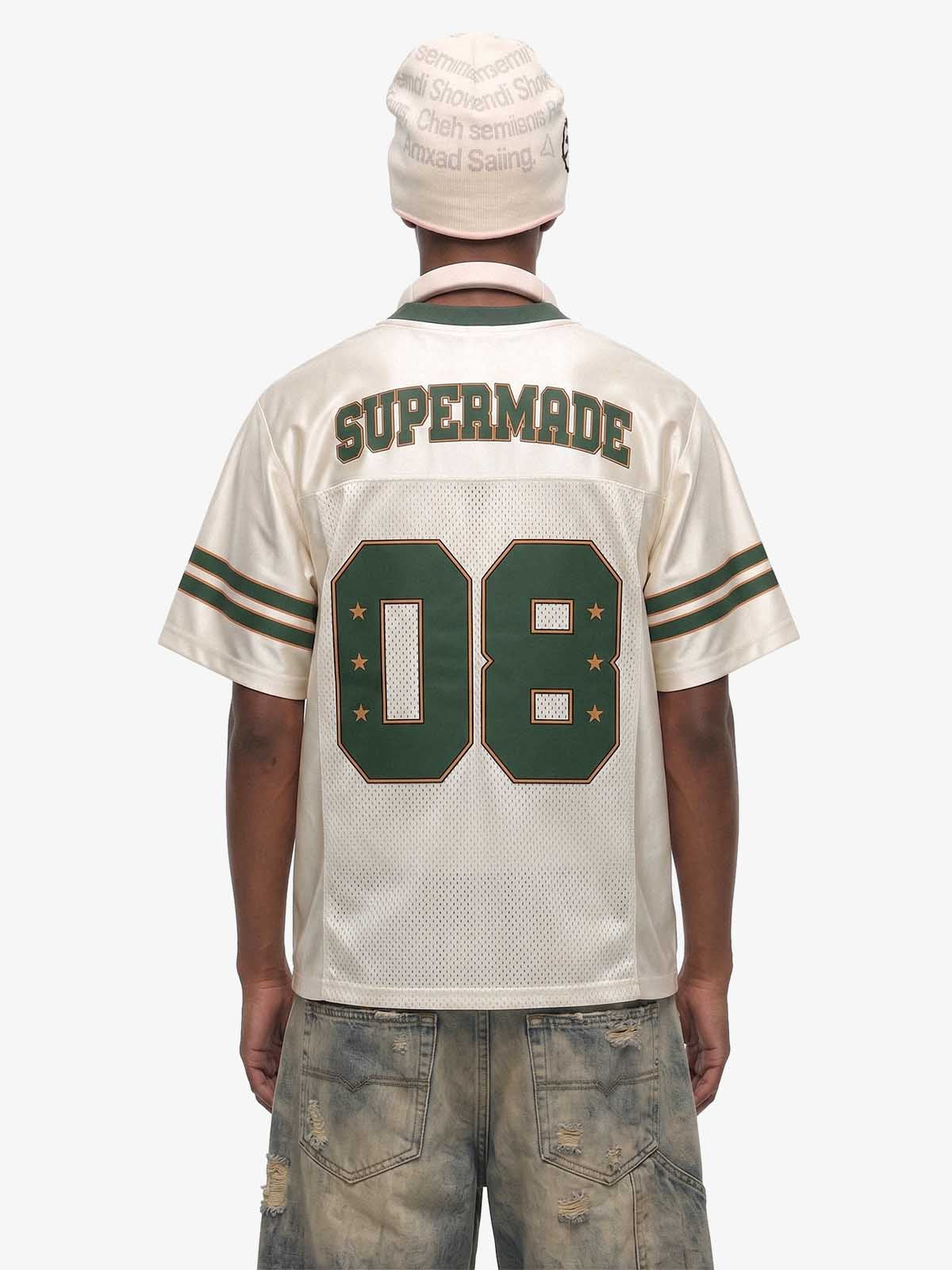 Camiseta Pavtros Studios Green Retro Jersey Oversized