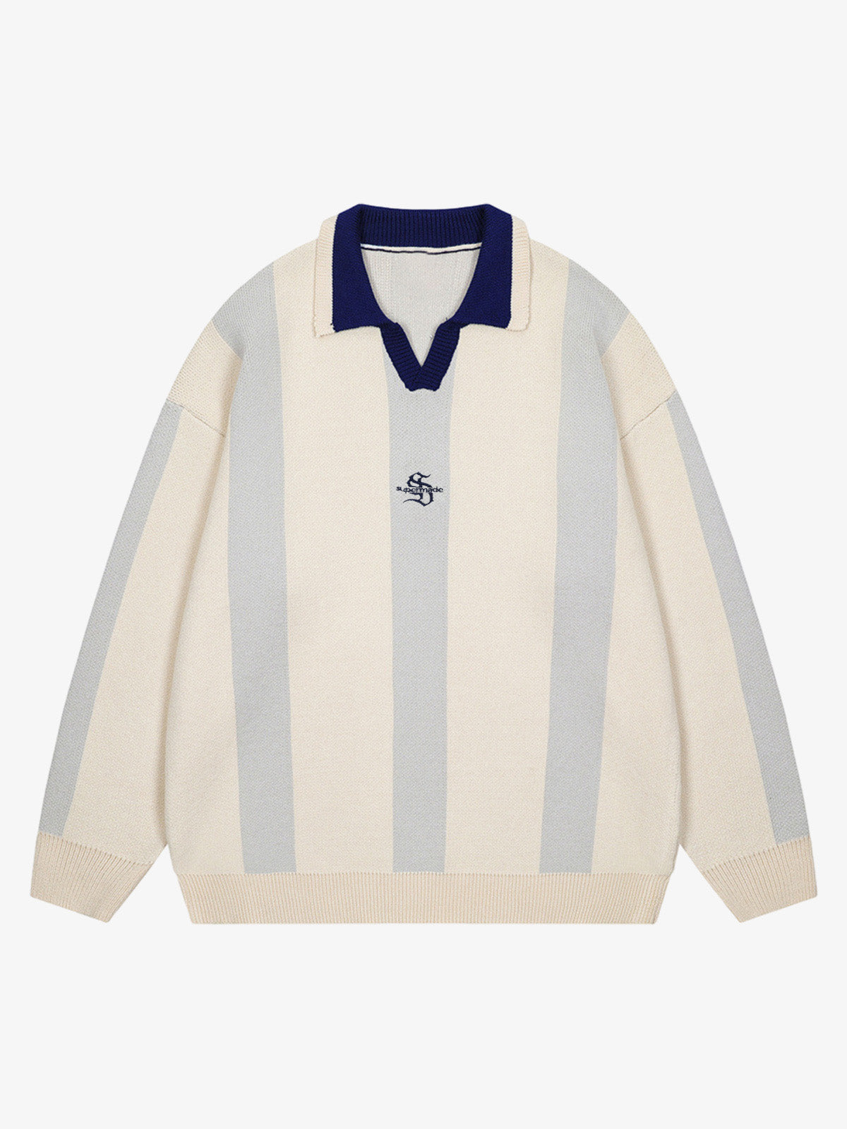Suéter Pavtros Striped Polo Knit