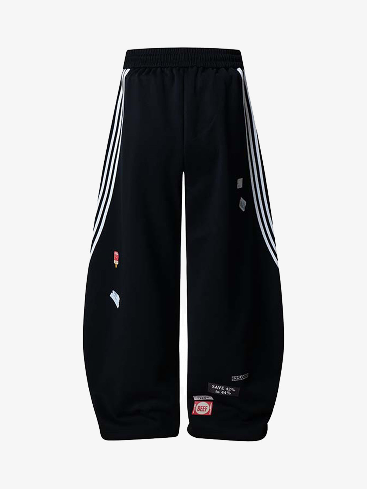 Calça Pavtros Patterned Striped Barrel