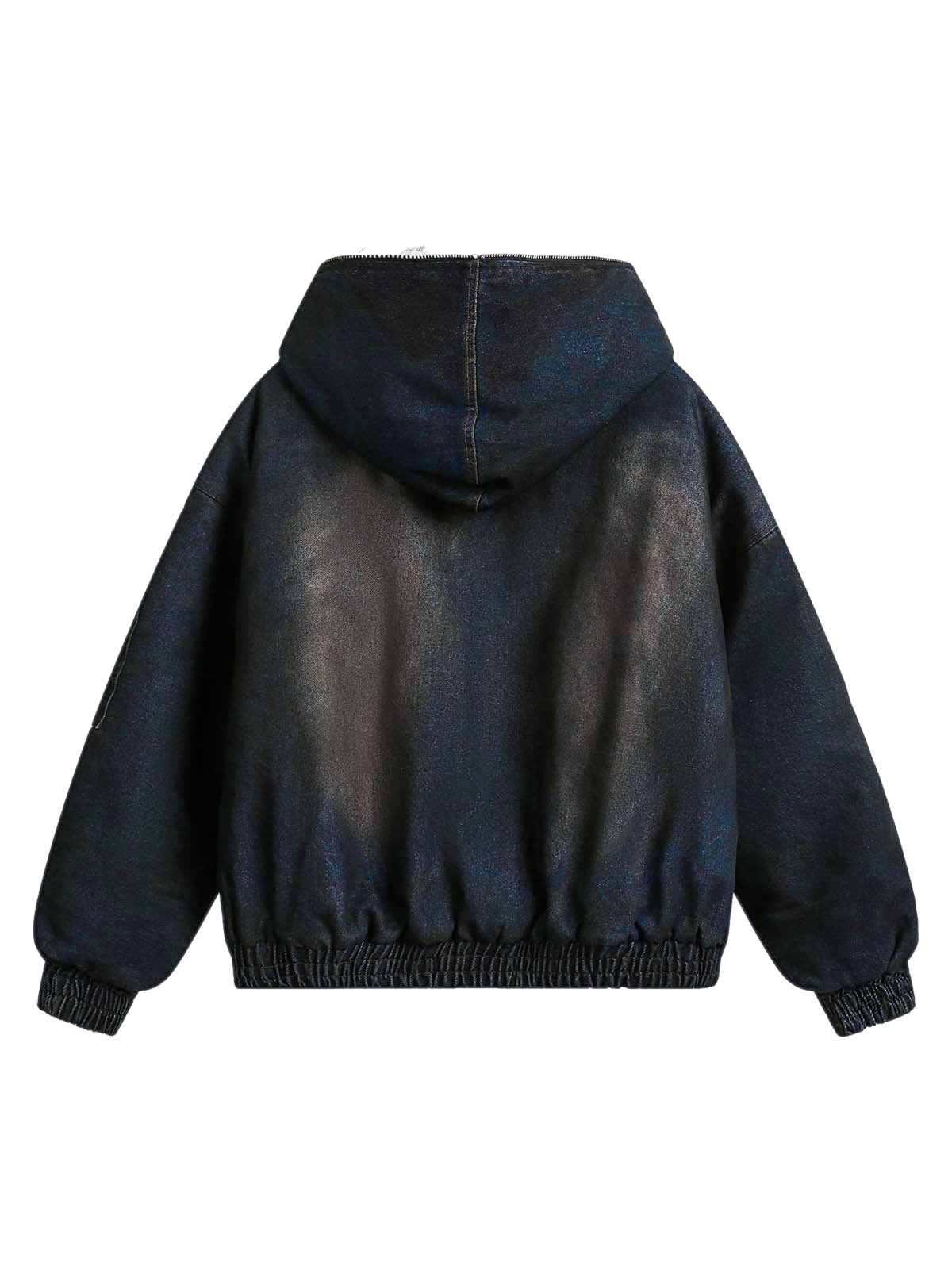 Jaqueta Pavtros Washed Denim Fur Hooded - foto 2