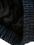 Jaqueta Washed Denim Fur Hooded
