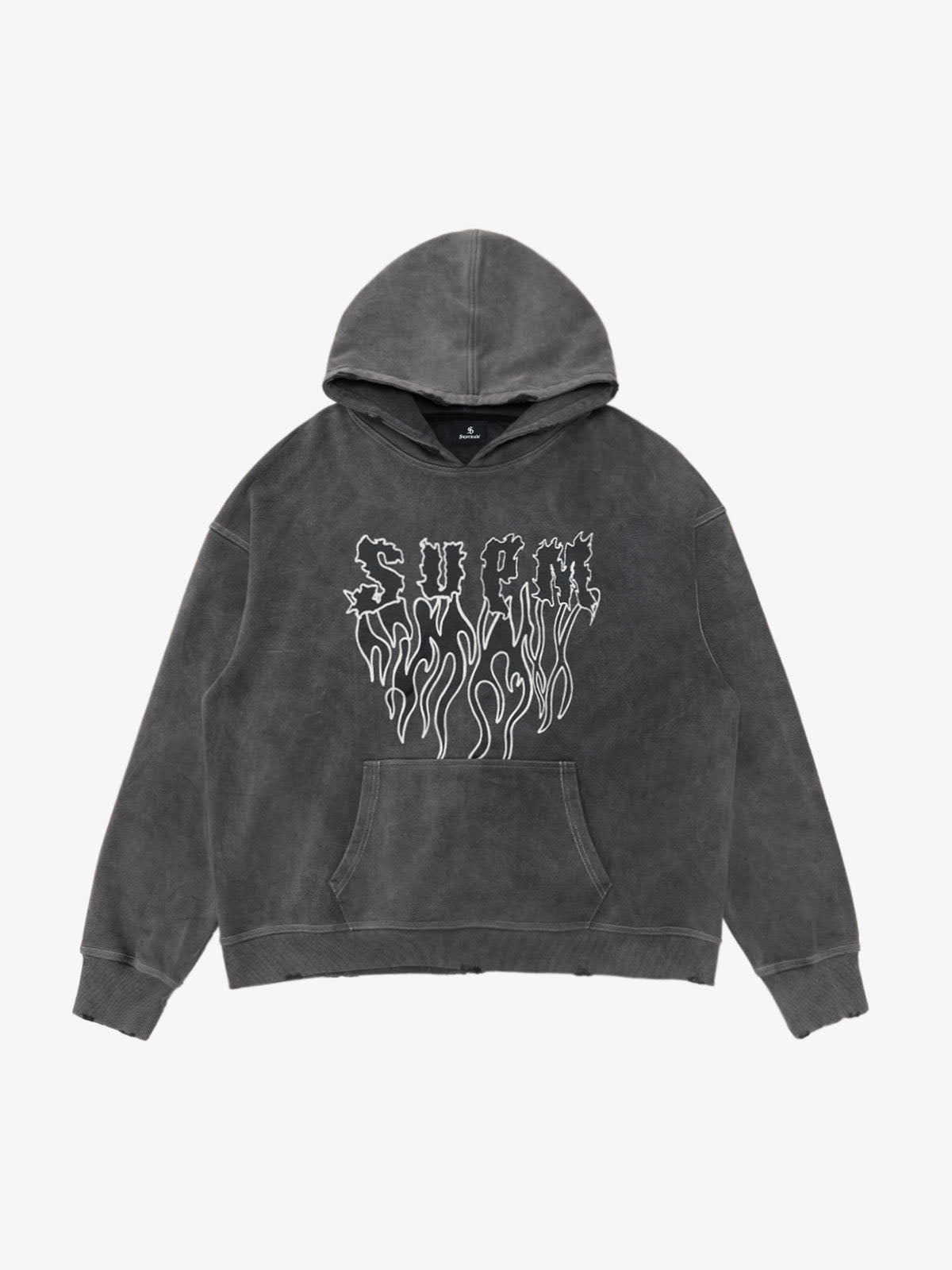 Moletom Pavtros Wash Burned Hoodie
