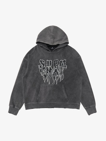 Moletom Pavtros Wash Burned Hoodie