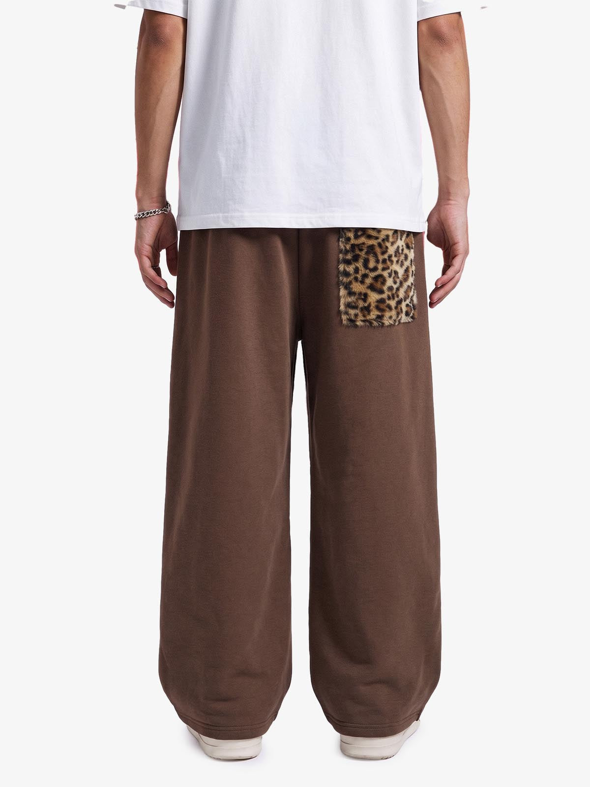 Calça Pavtros Double Waist Leopard Patch