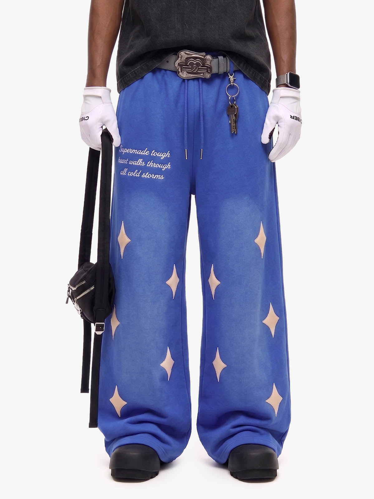 Calça Pavtros Spray Paint Star Print