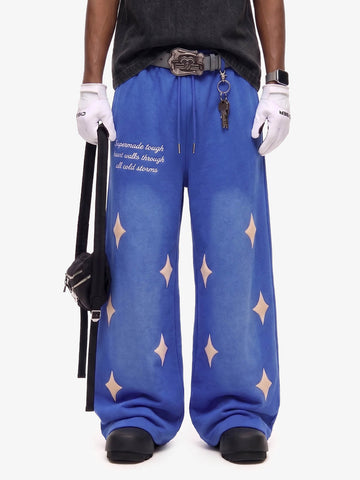 Calça Pavtros Spray Paint Star Print