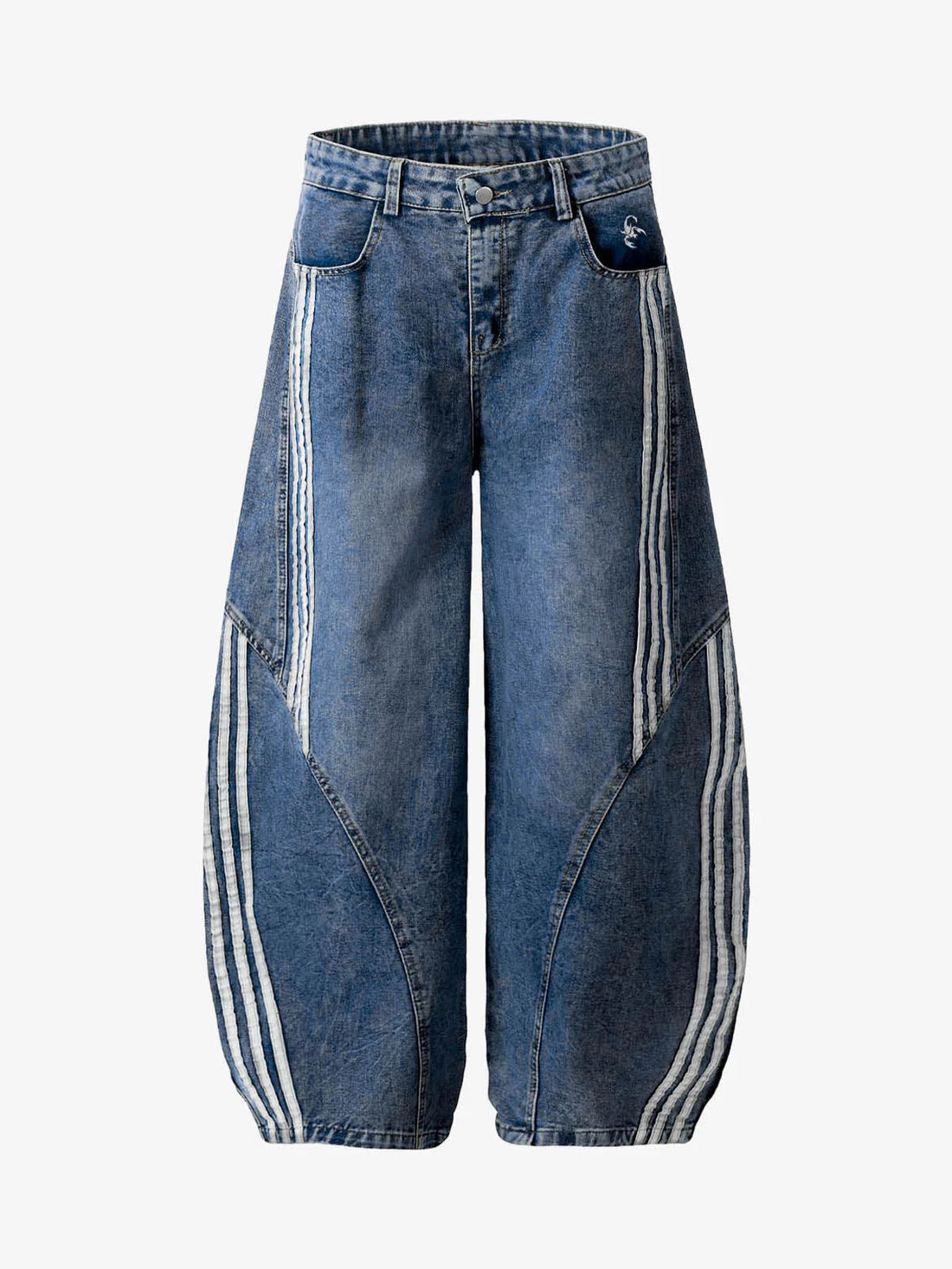 Calça Pavtros Contrast Side Stripe Barrel - foto 1