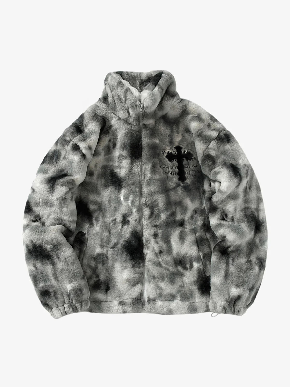 Jaqueta Pavtros Studios Gothic Cross Fleece Jacket — Foto 2