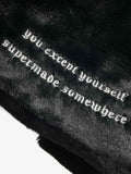 Thesupermade Street Letter Embroidered Fleece Jacket - 1838