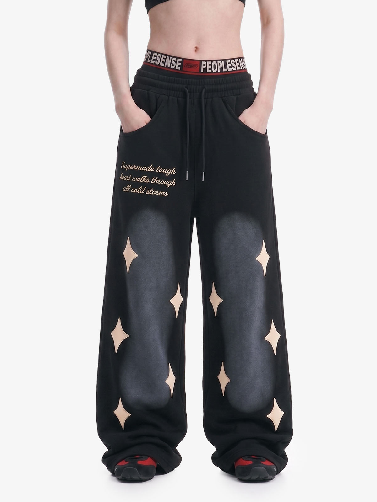 Calça Pavtros Spray Paint Star Print