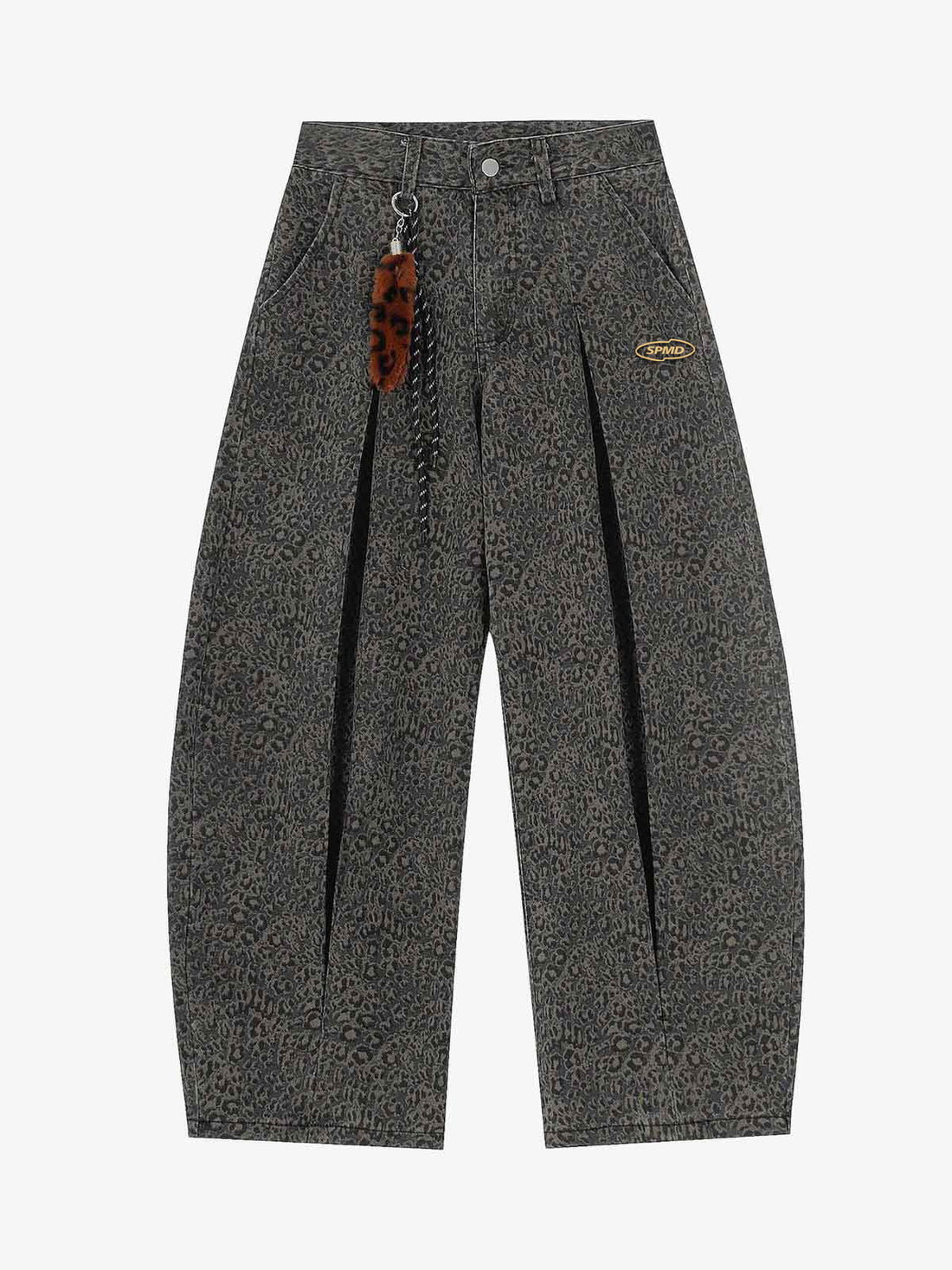 Calça Pavtros Leopard Pleated Wide Leg - foto 1