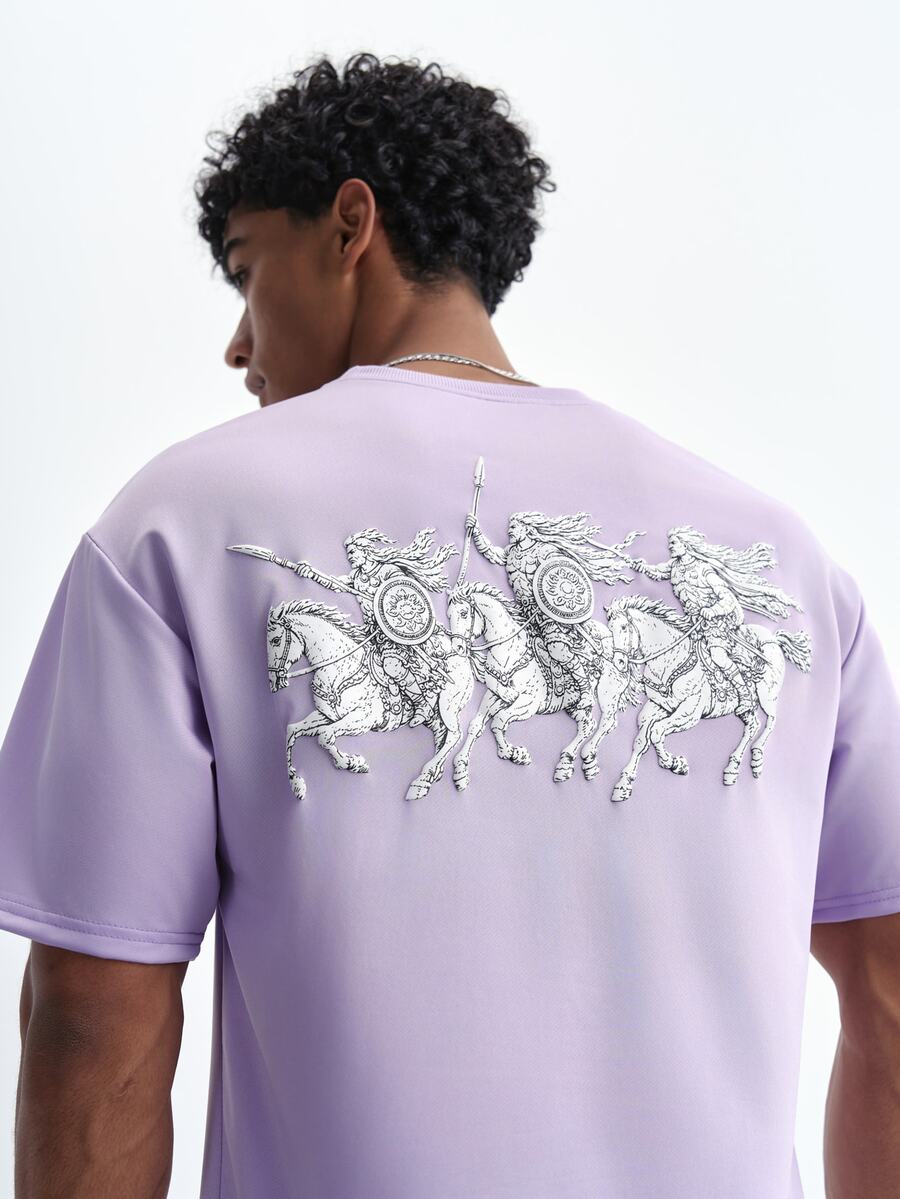 Camiseta Pavtros Estampa Cruzada