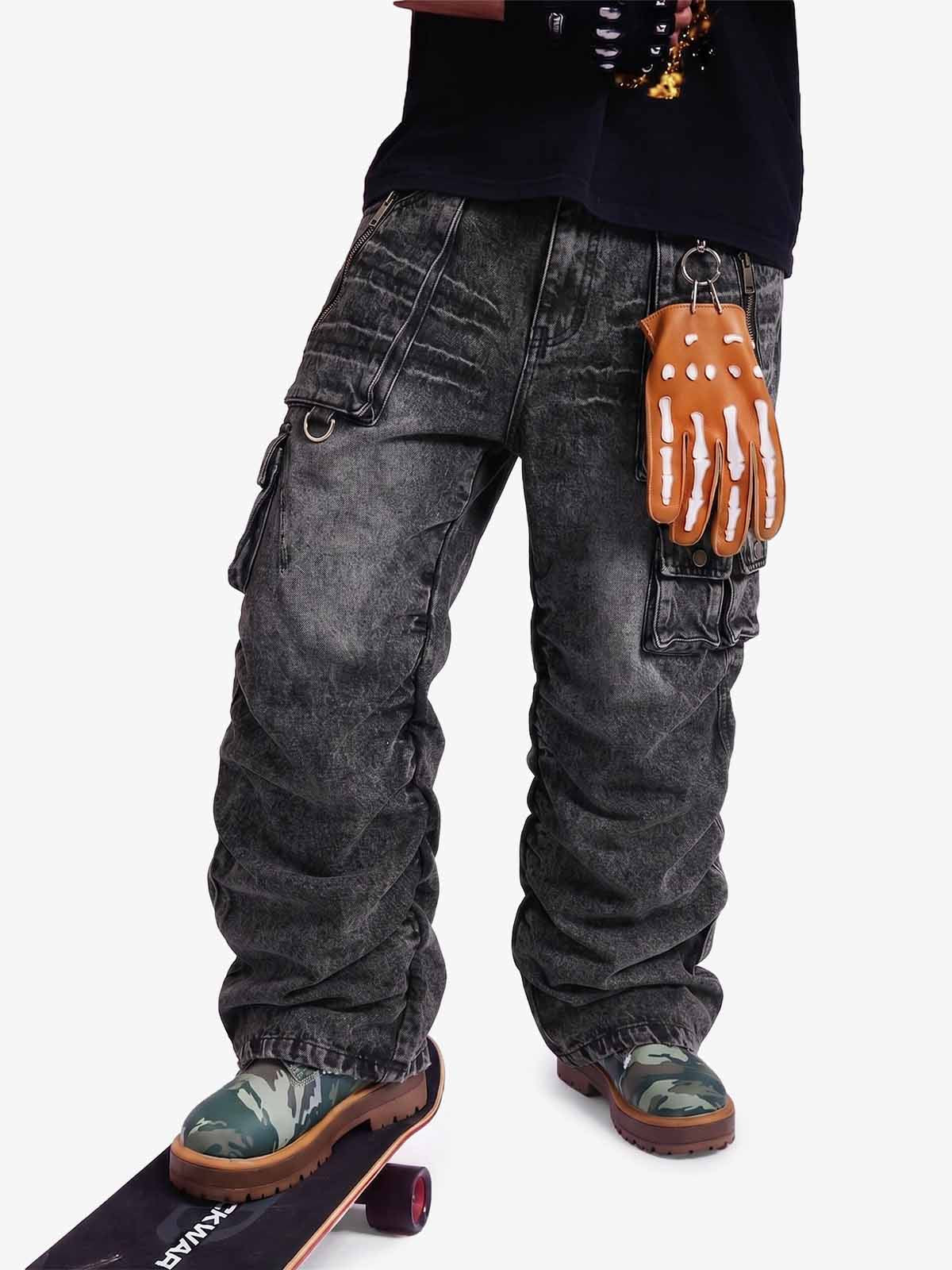 Calça Pavtros Y2k Faded Stacked