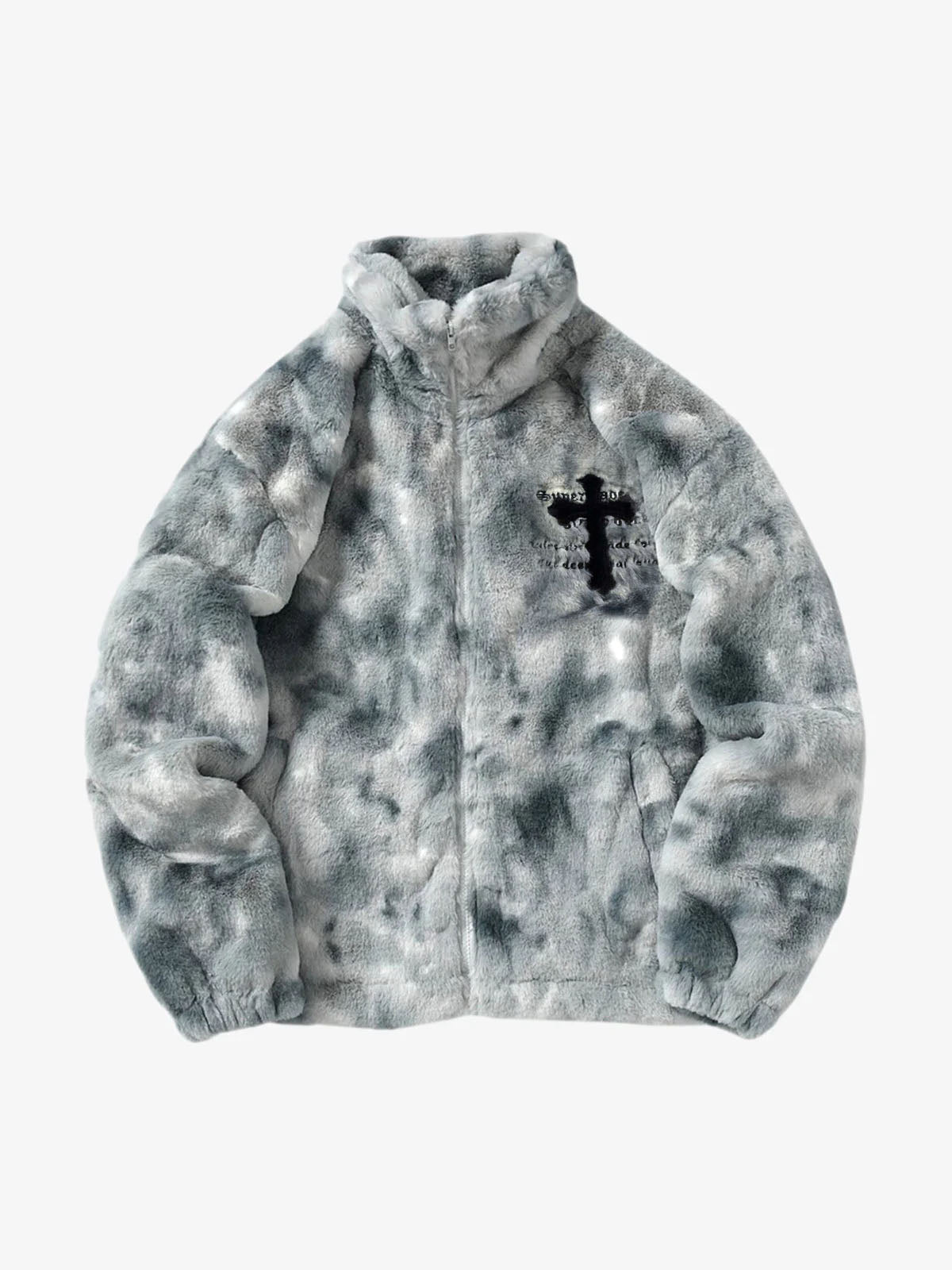 Jaqueta Pavtros Studios Gothic Cross Fleece Jacket — Foto 3