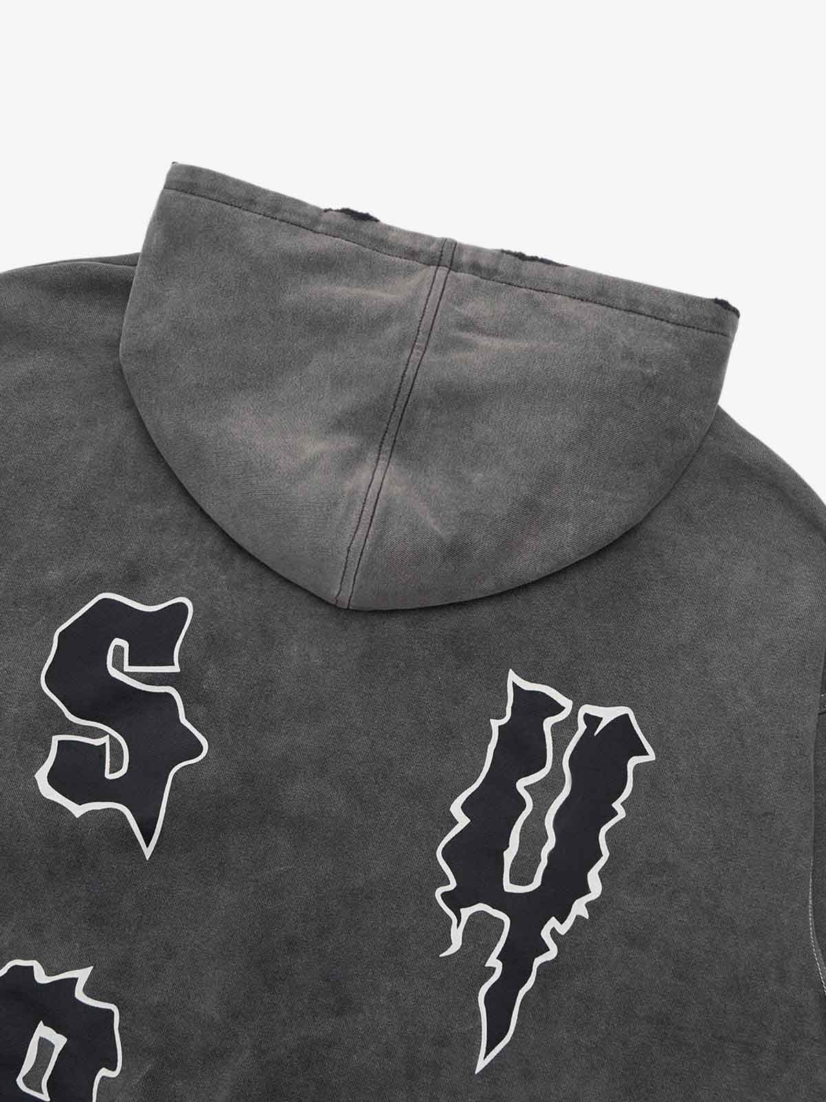 Moletom Pavtros Wash Burned Hoodie