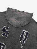 Moletom Pavtros Wash Burned Hoodie