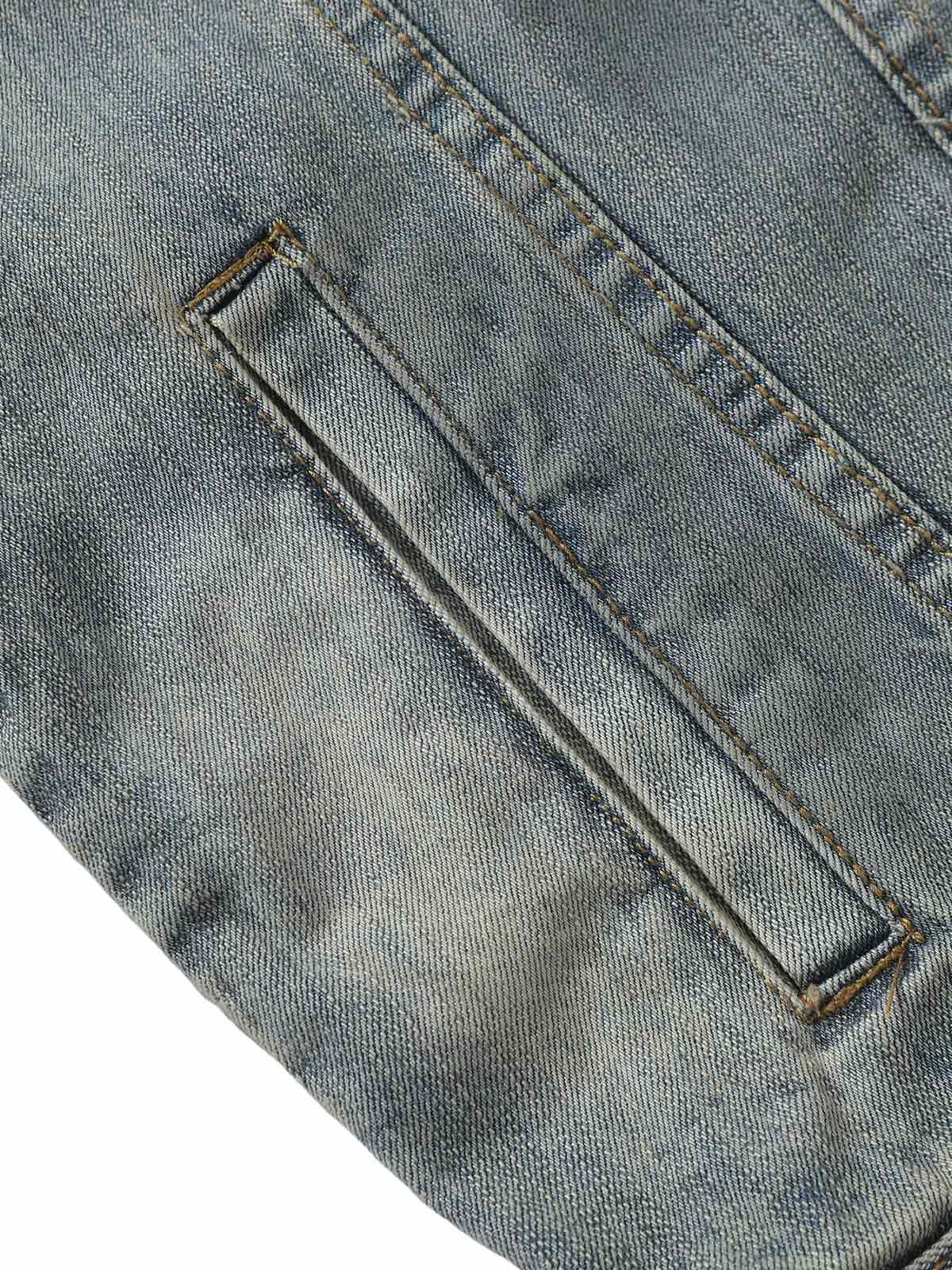 Jaqueta Pavtros Retro Washed Totem Denim - foto 7