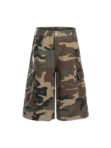 Short Pavtros Camouflage Multi-Pocket Cargo - foto 1