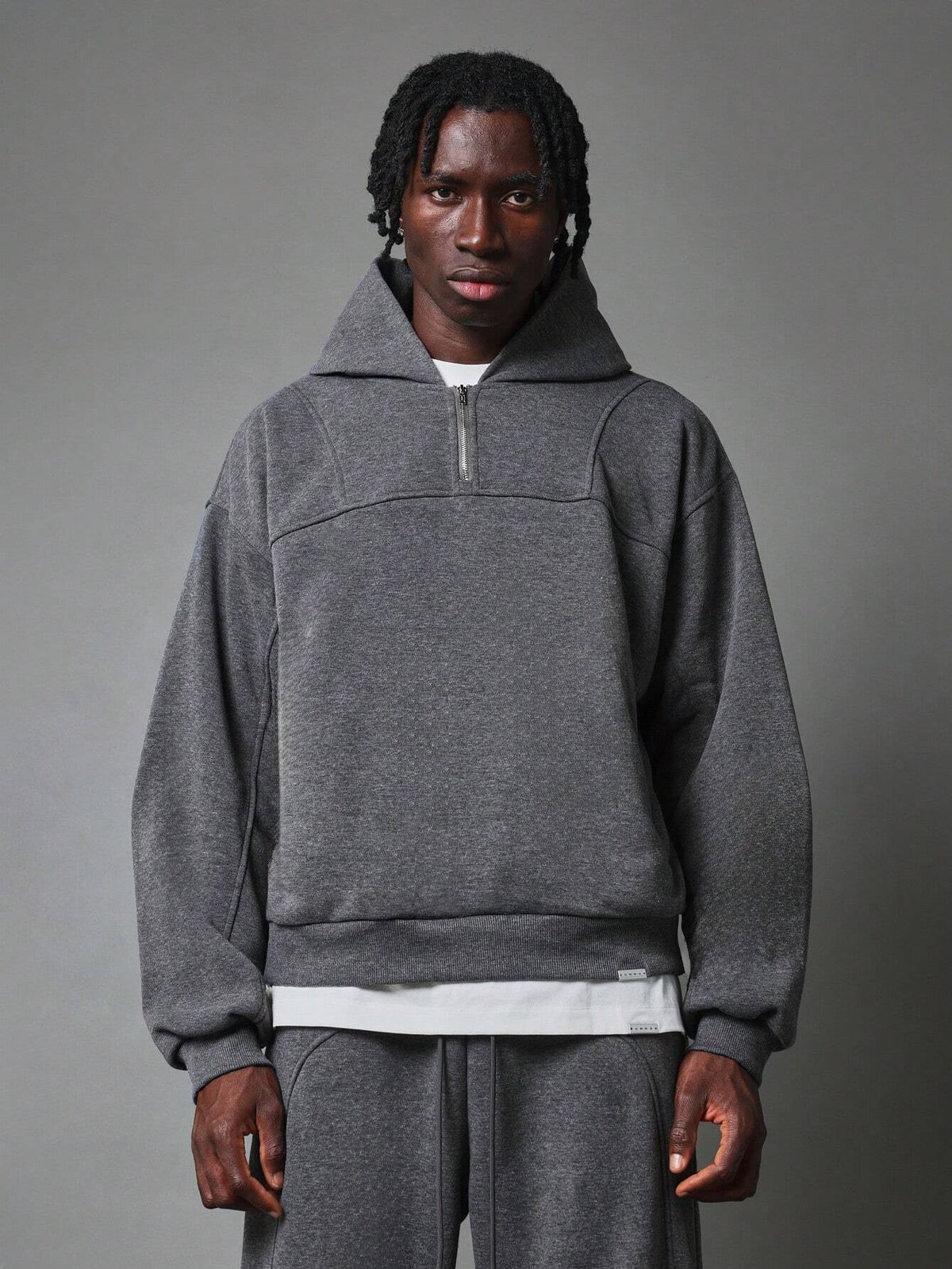 Conjunto Pavtros Oversized Zíper Parcial Jogger - foto 4