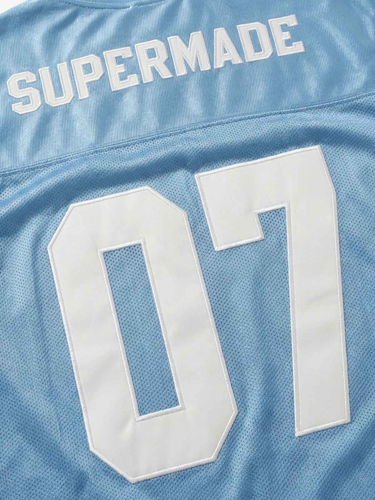 Camiseta Pavtros Studios Blue Retro Jersey Oversized