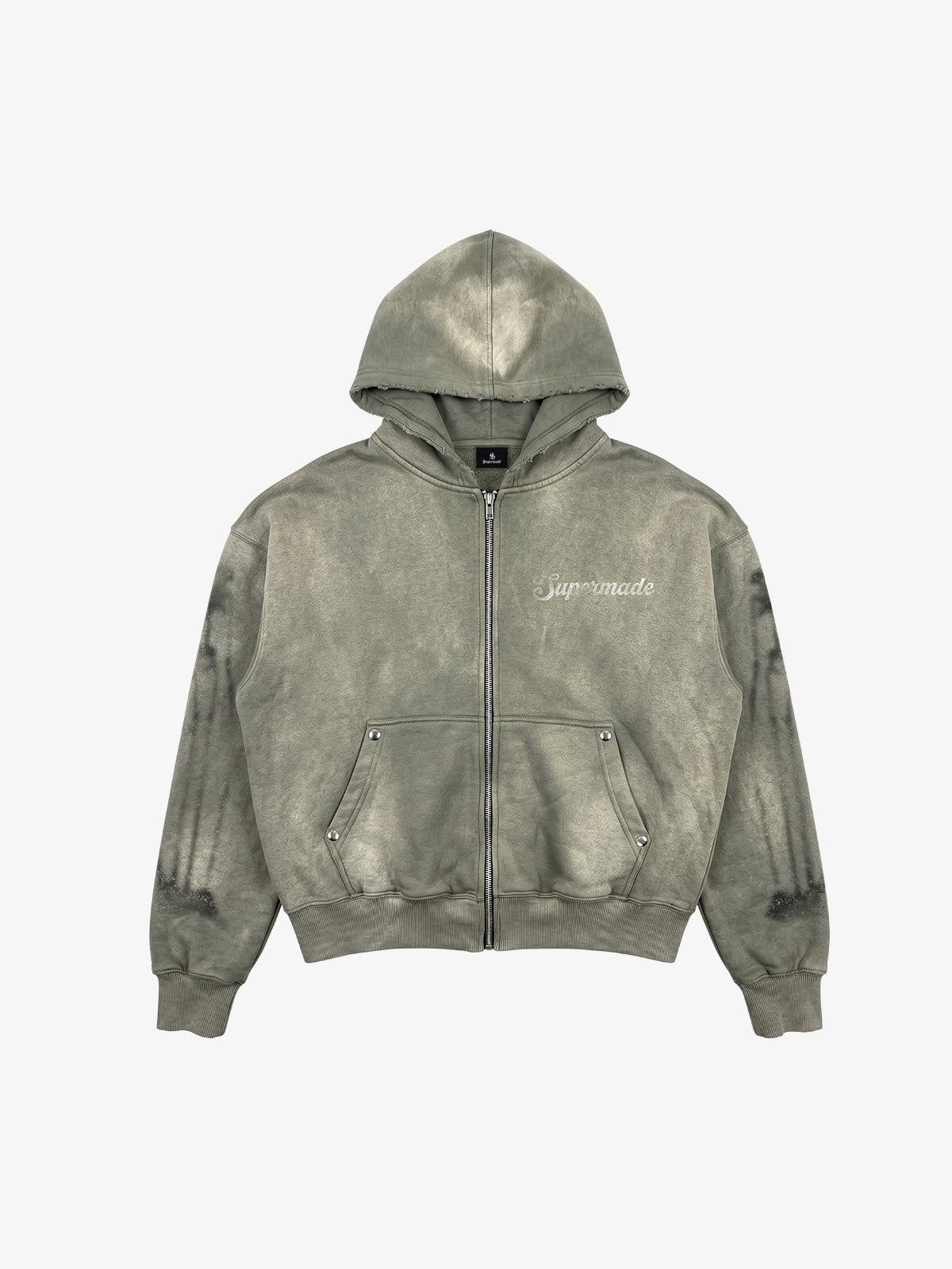 Moletom Pavtros Skull Graphic Washed