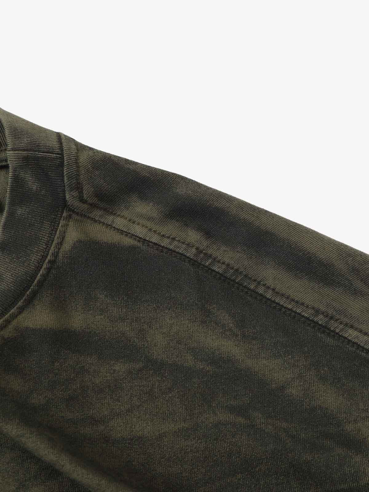 Camiseta Pavtros Minimalist Paneled Washed Black Oversized - foto 11