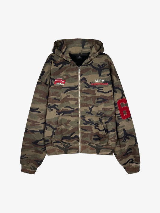 Moletom Pavtros Camo Tactical Zip-Up