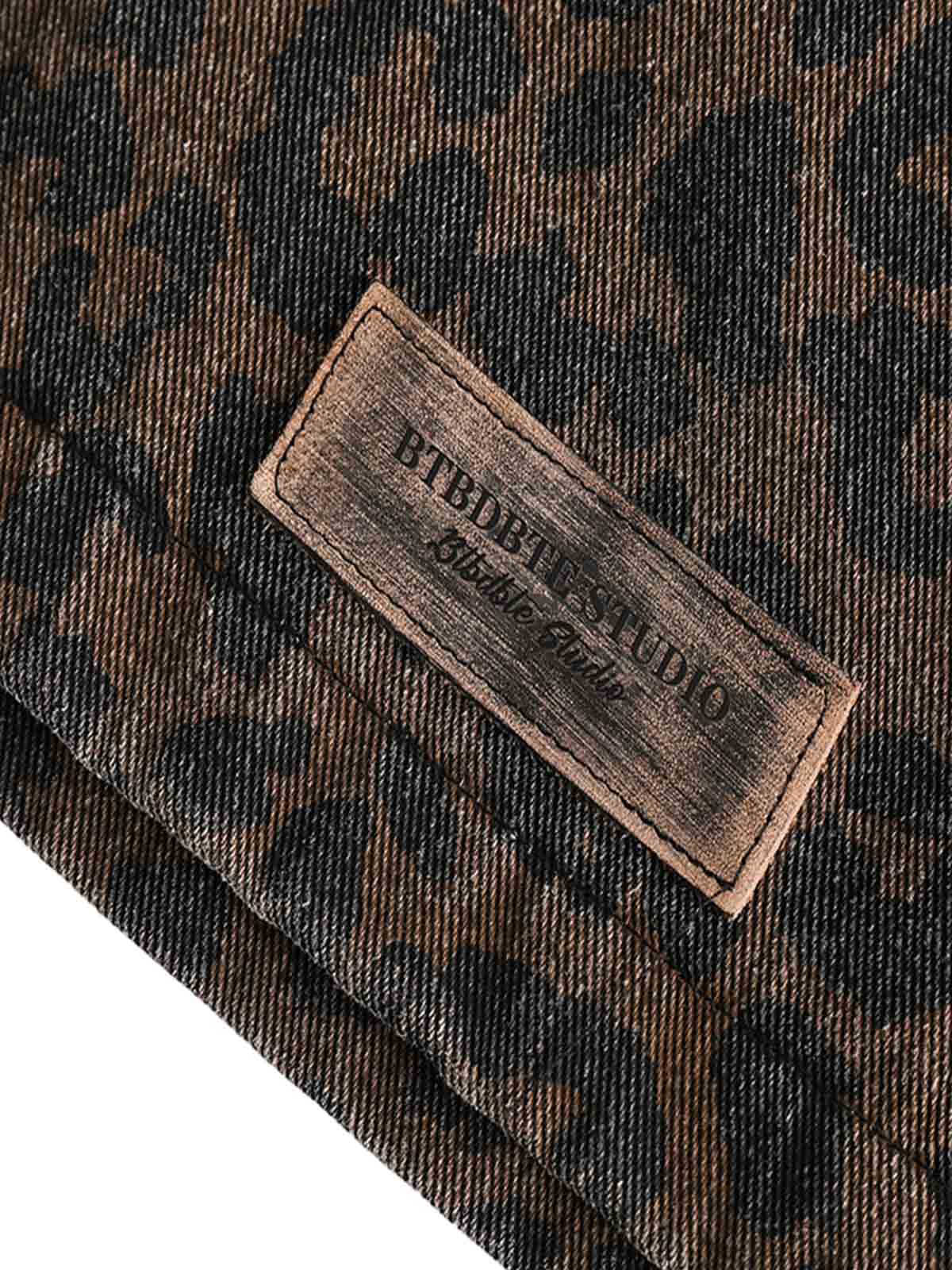 Jaqueta Pavtros Vintage Washed Cheetah - foto 13