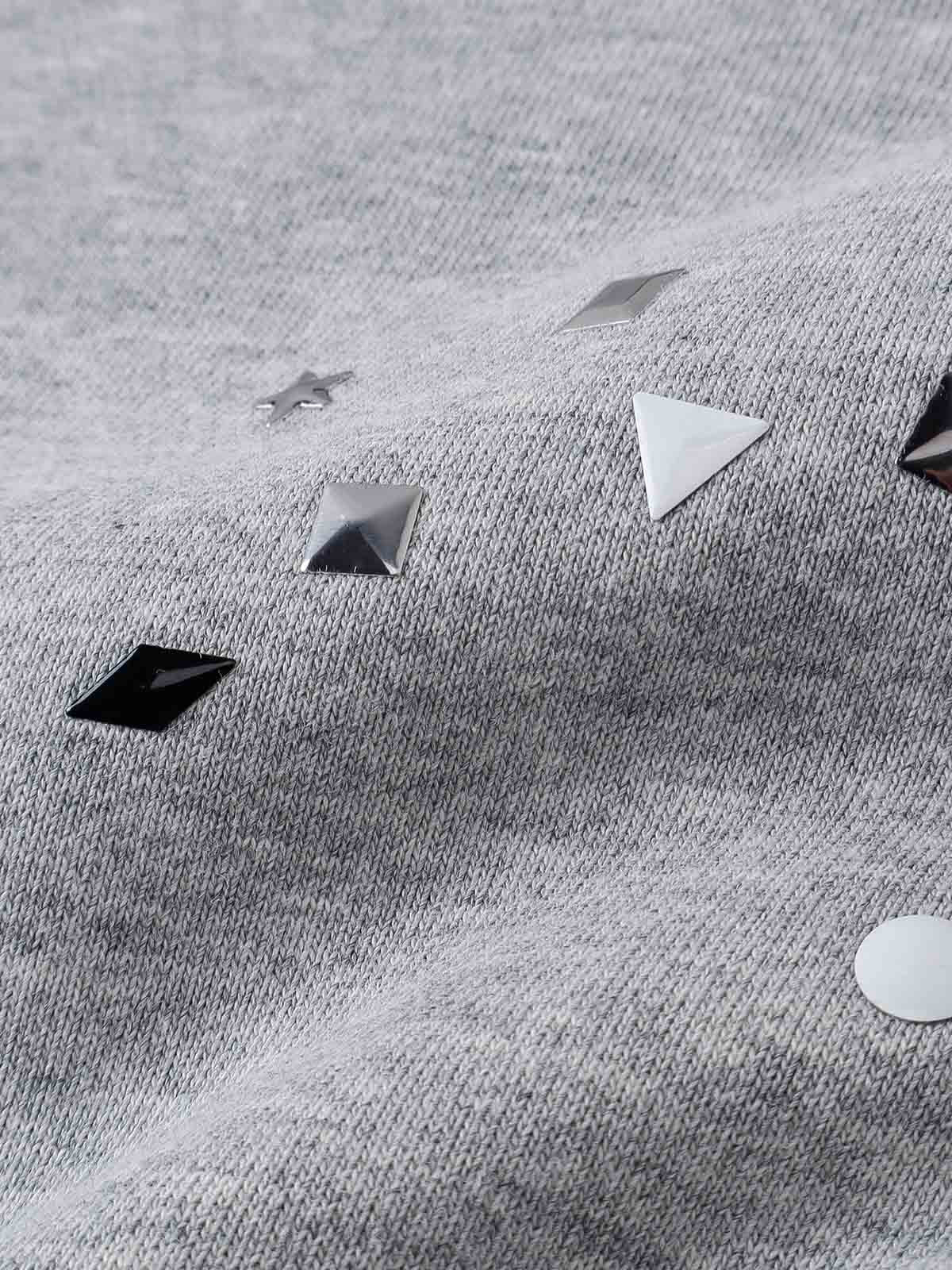 Moletom Pavtros Metal Stud Detail Boxy