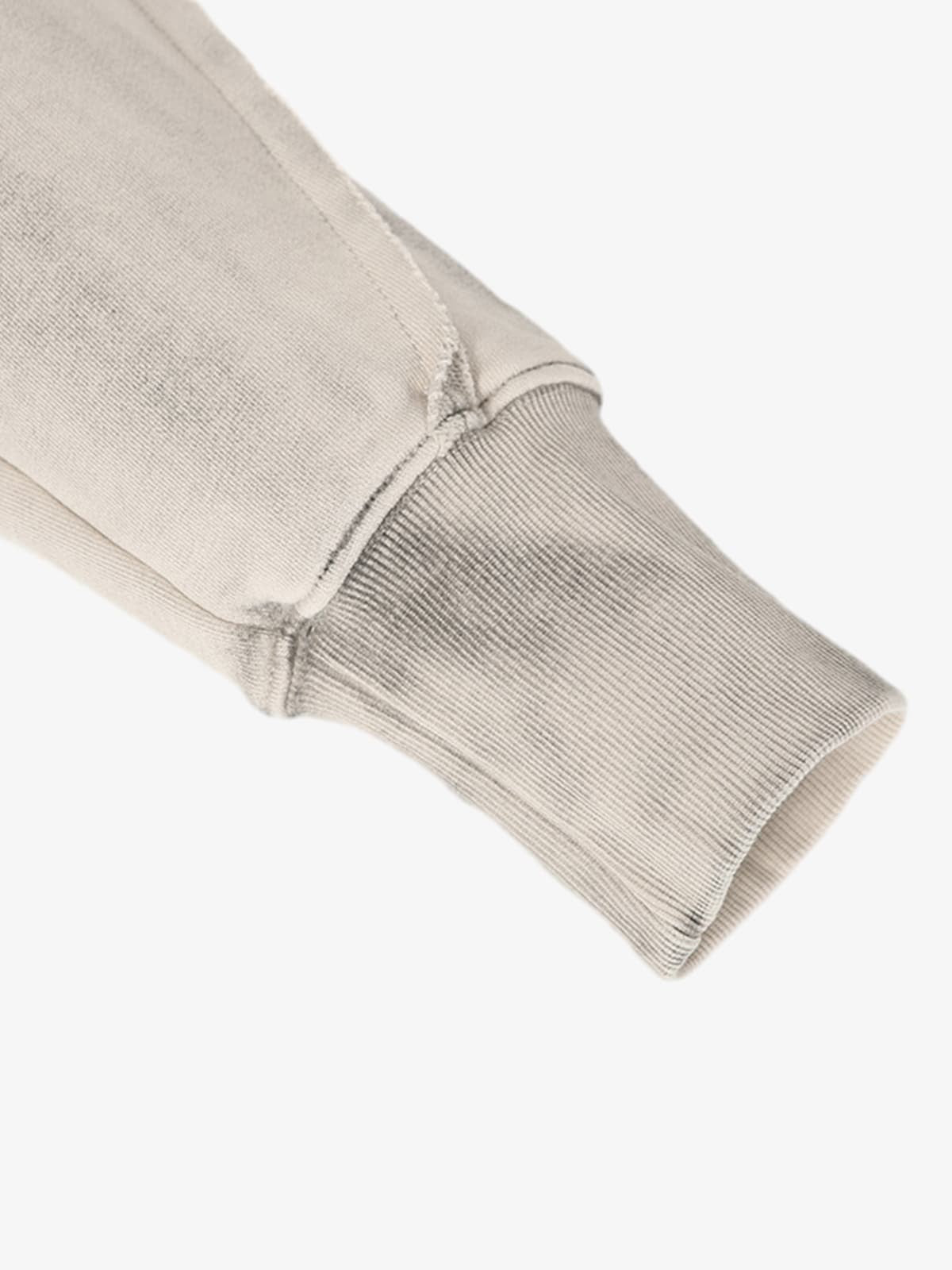 Moletom Pavtros Asymmetric Zip Washed Hoodie