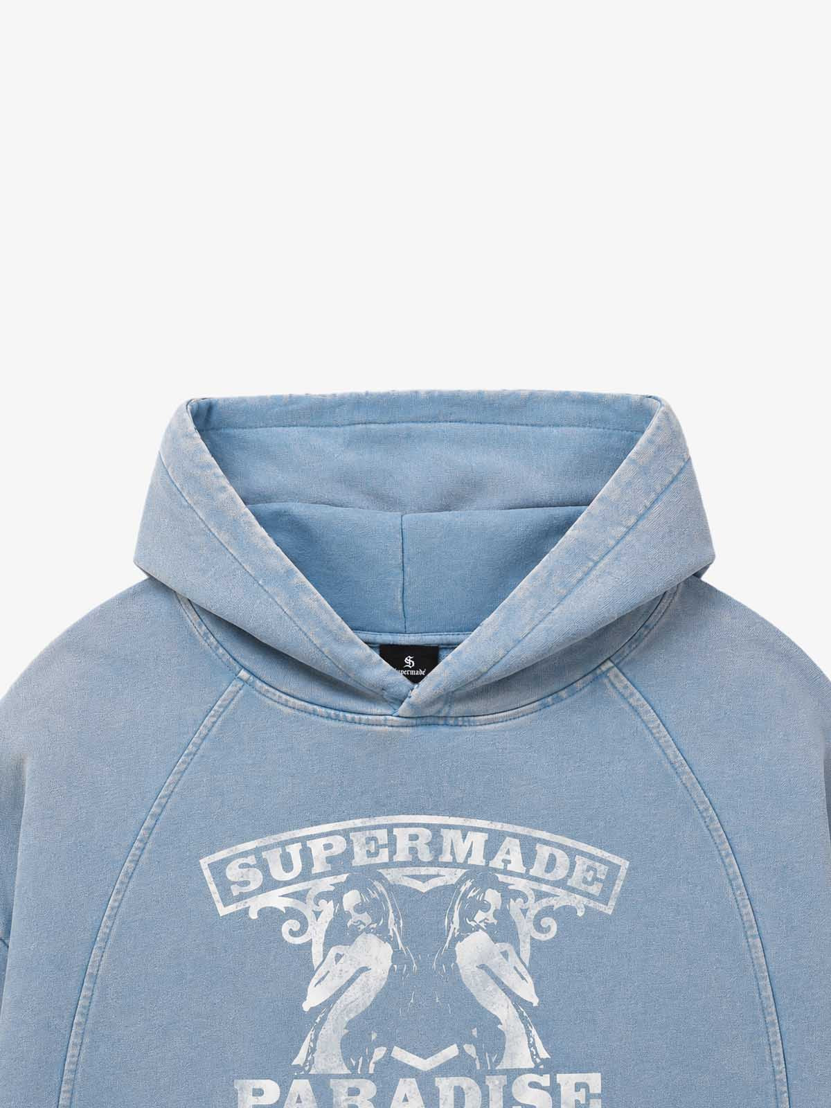 Moletom Pavtros Supermade Paradise Washed Blue - foto 3