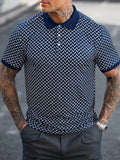 Camisa CasualCool Polo de Manga Curta Detalhada