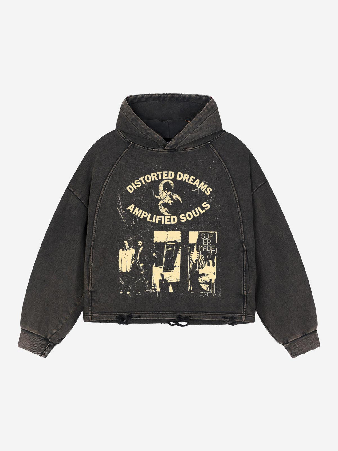 Moletom Masculino Distorted Dreams Washed Hoodie — Pavtros