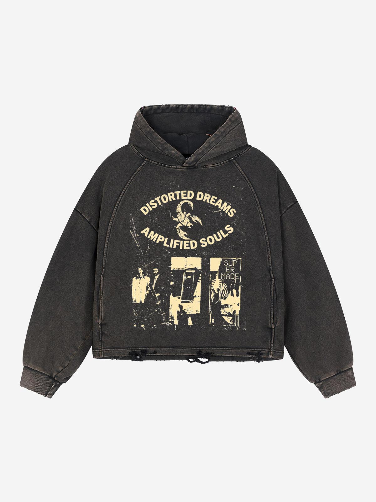 Moletom Pavtros Distorted Dreams Washed Hoodie - foto 1