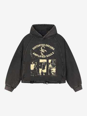 Moletom Pavtros Distorted Dreams Washed Hoodie - foto 1
