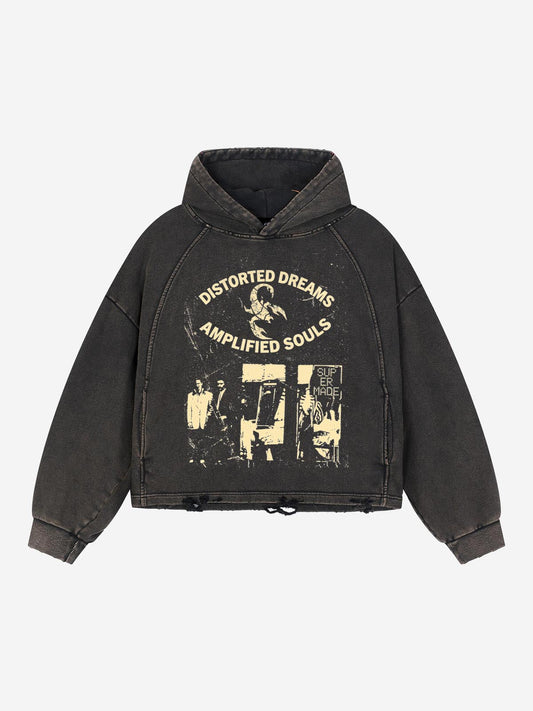 Moletom Pavtros Distorted Dreams Washed Hoodie