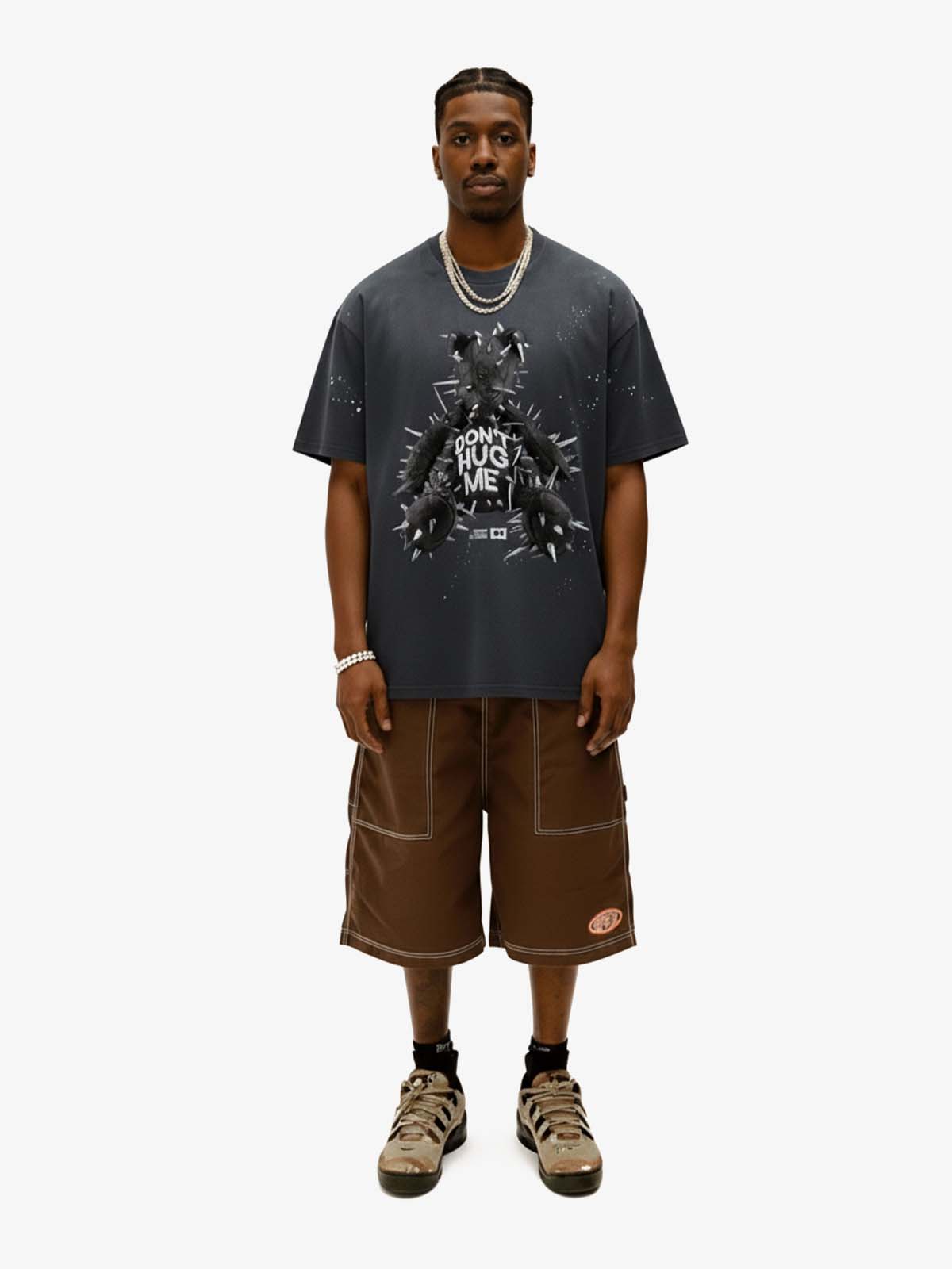 Camiseta Pavtros Spiked Bear Don't Hug Me