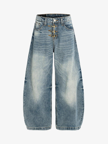 Calça Pavtros Washed Metal Hook Front