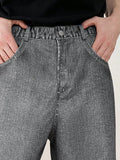 Calça UrbanChill Grey Casual Reta
