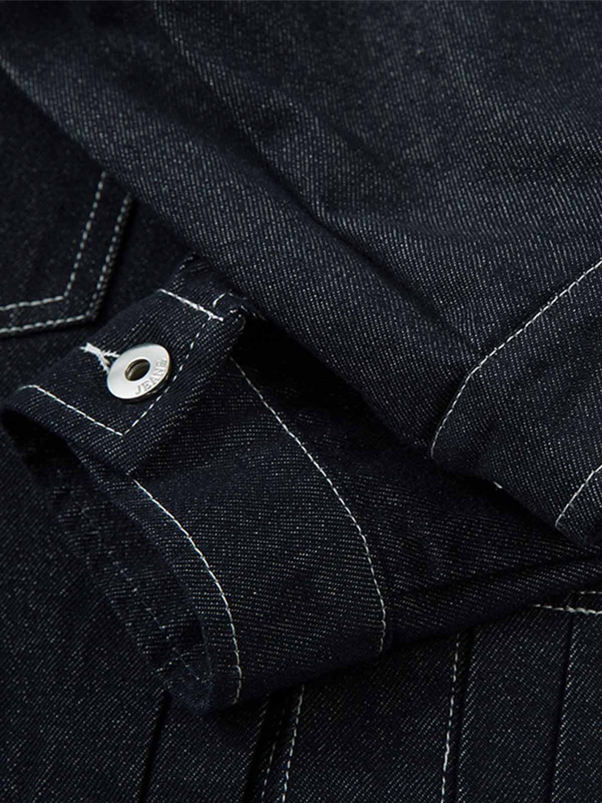 Jaqueta Pavtros Retro Color Denim Jacket - foto 6