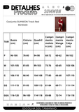 Conjunto SUMWON Track Red Bordado