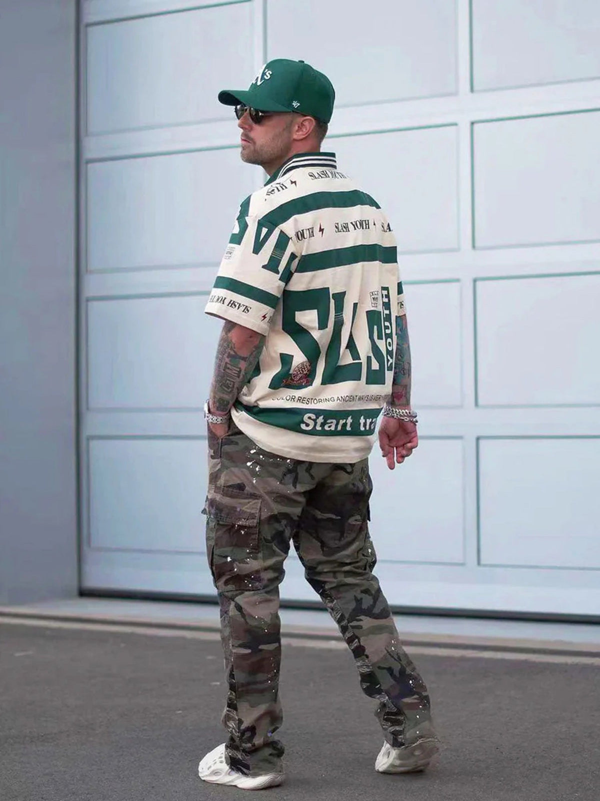Camisa Pavtros Contrast Color Slash - foto 5