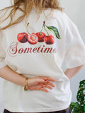 Camiseta BOXY DARK CHERRY