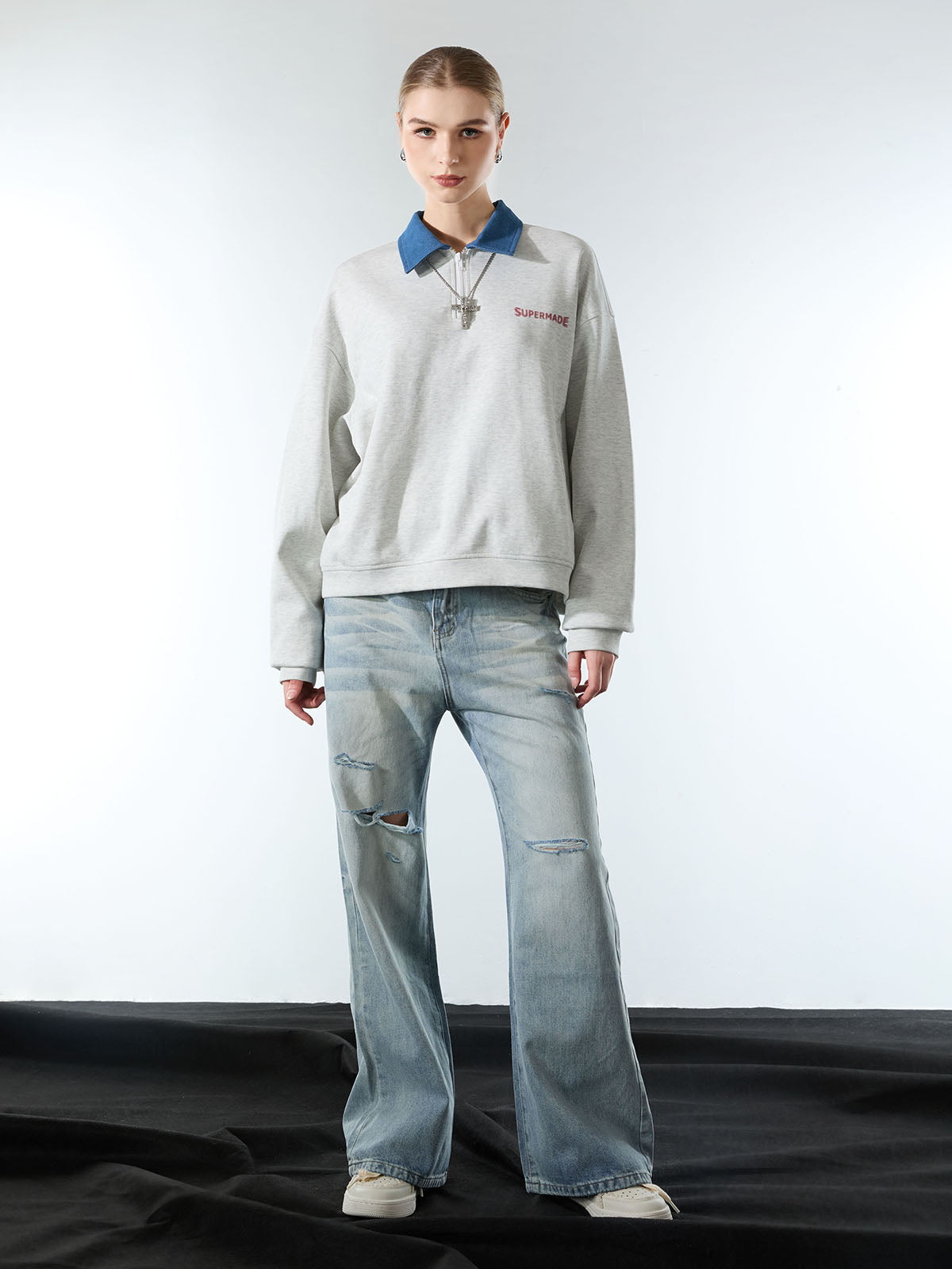 Calça Pavtros Ripped Washed