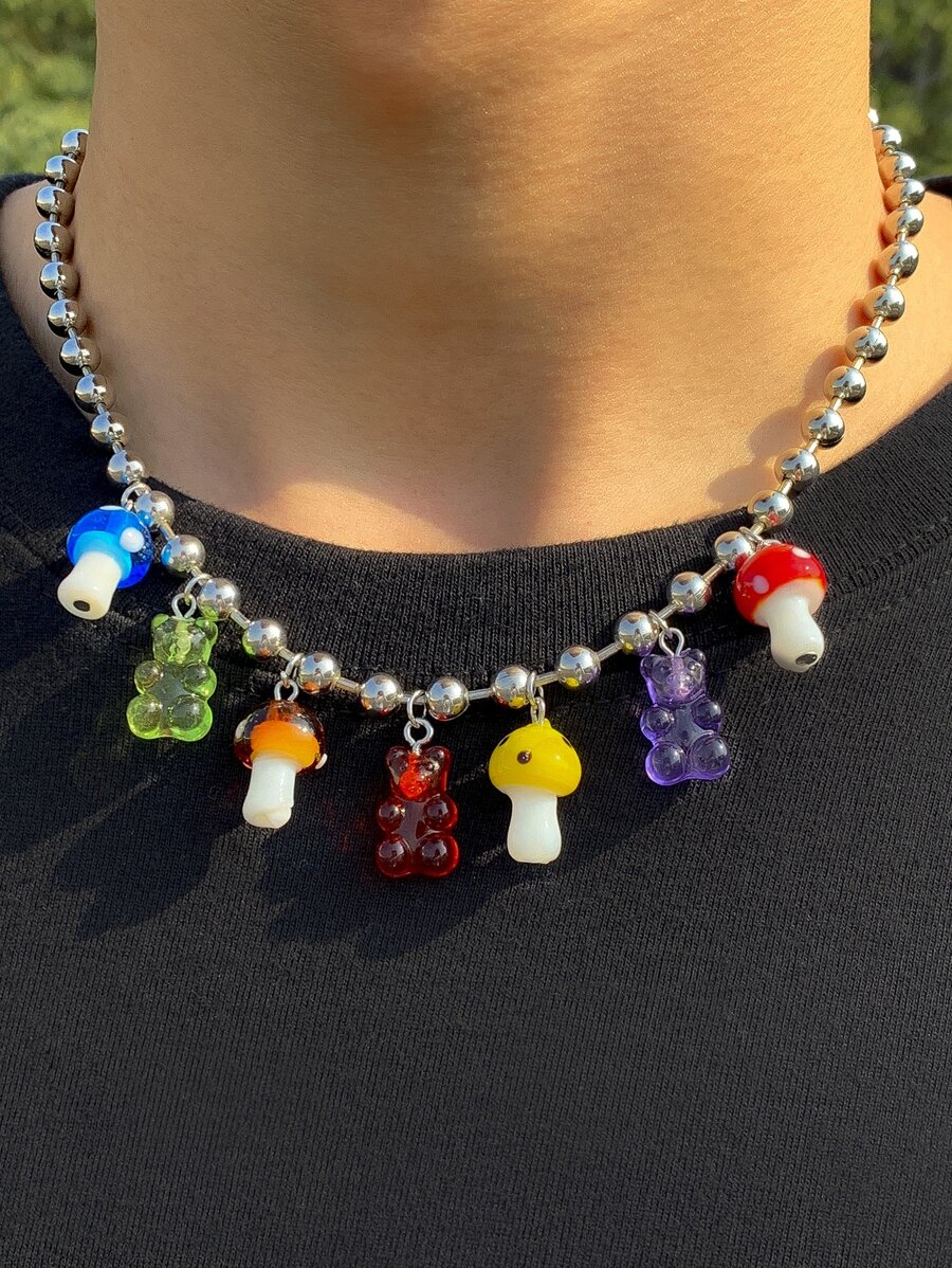 Colar Mushroom Bear