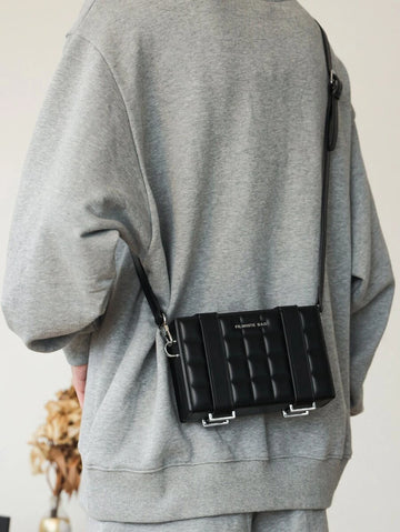 Shoulder bag Pavtros Clutch Preta