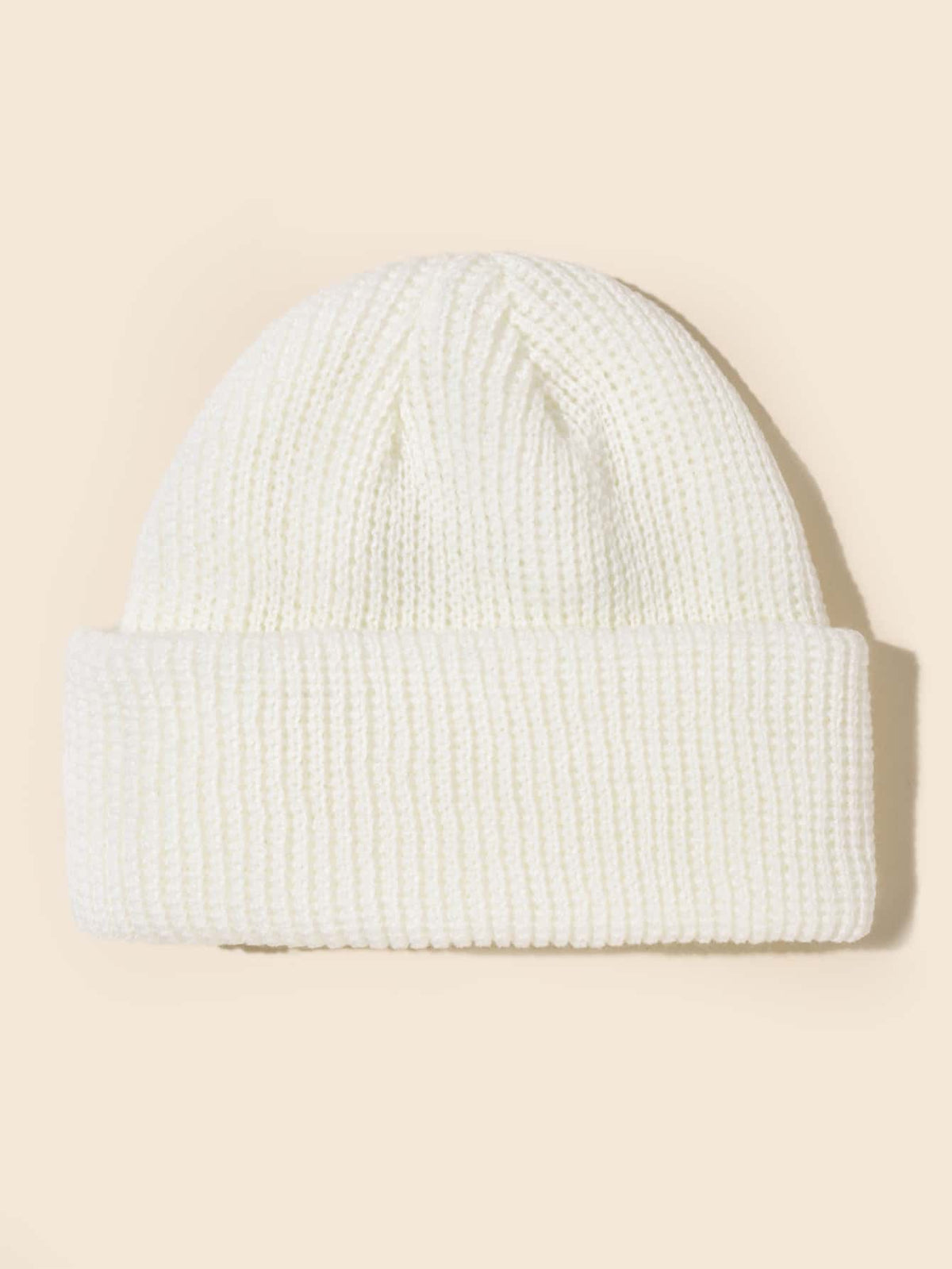 Chapéu de Malha Casual em Estilo Simples e Cor Sólida para Homens