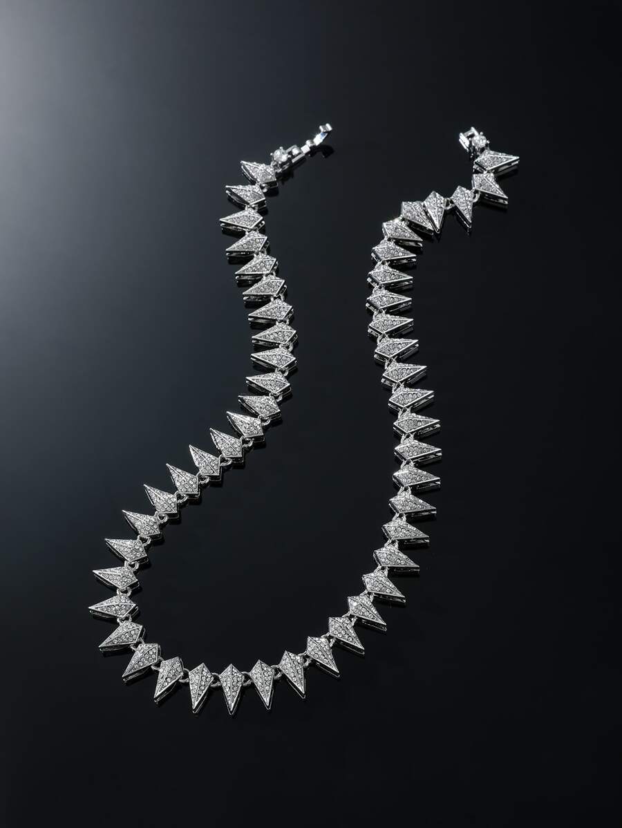 Colar Chain Strass