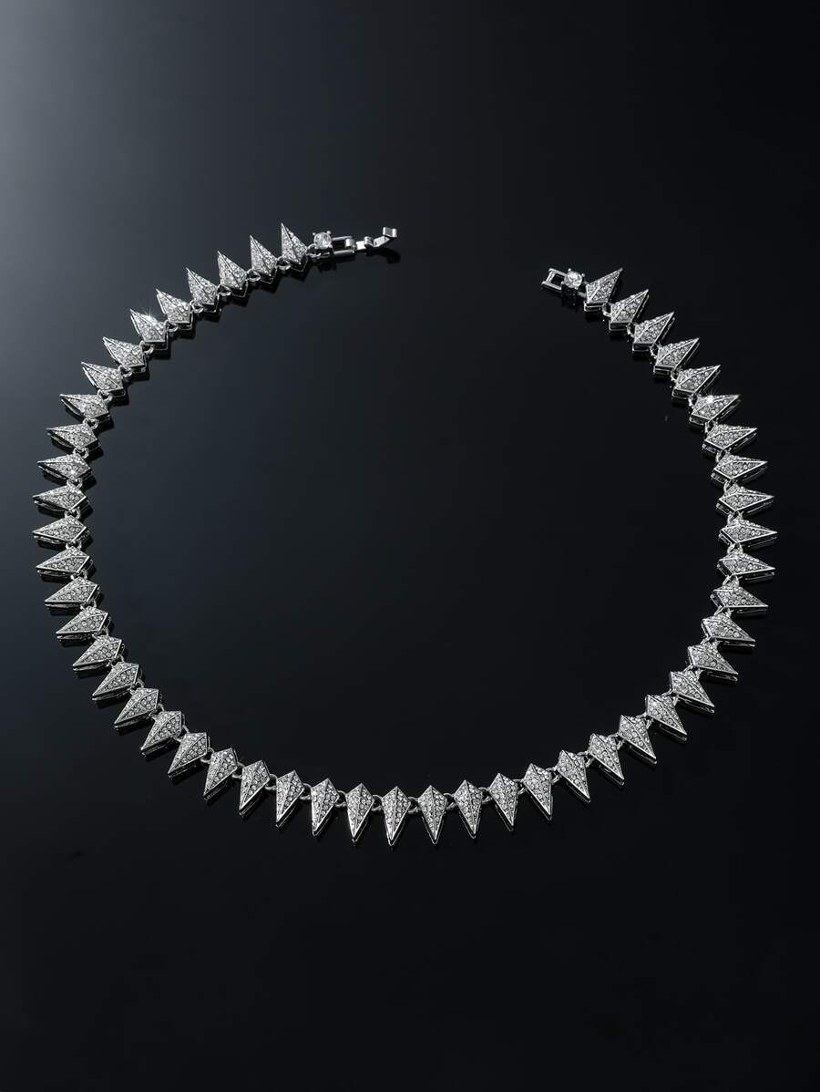 Colar Chain Strass