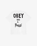 OBEY HAS A POSSE HEAVYWEIGHT T-SHIRT